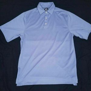 FootJoy Blue Short Sleeve Golf Polo Shirt Size L